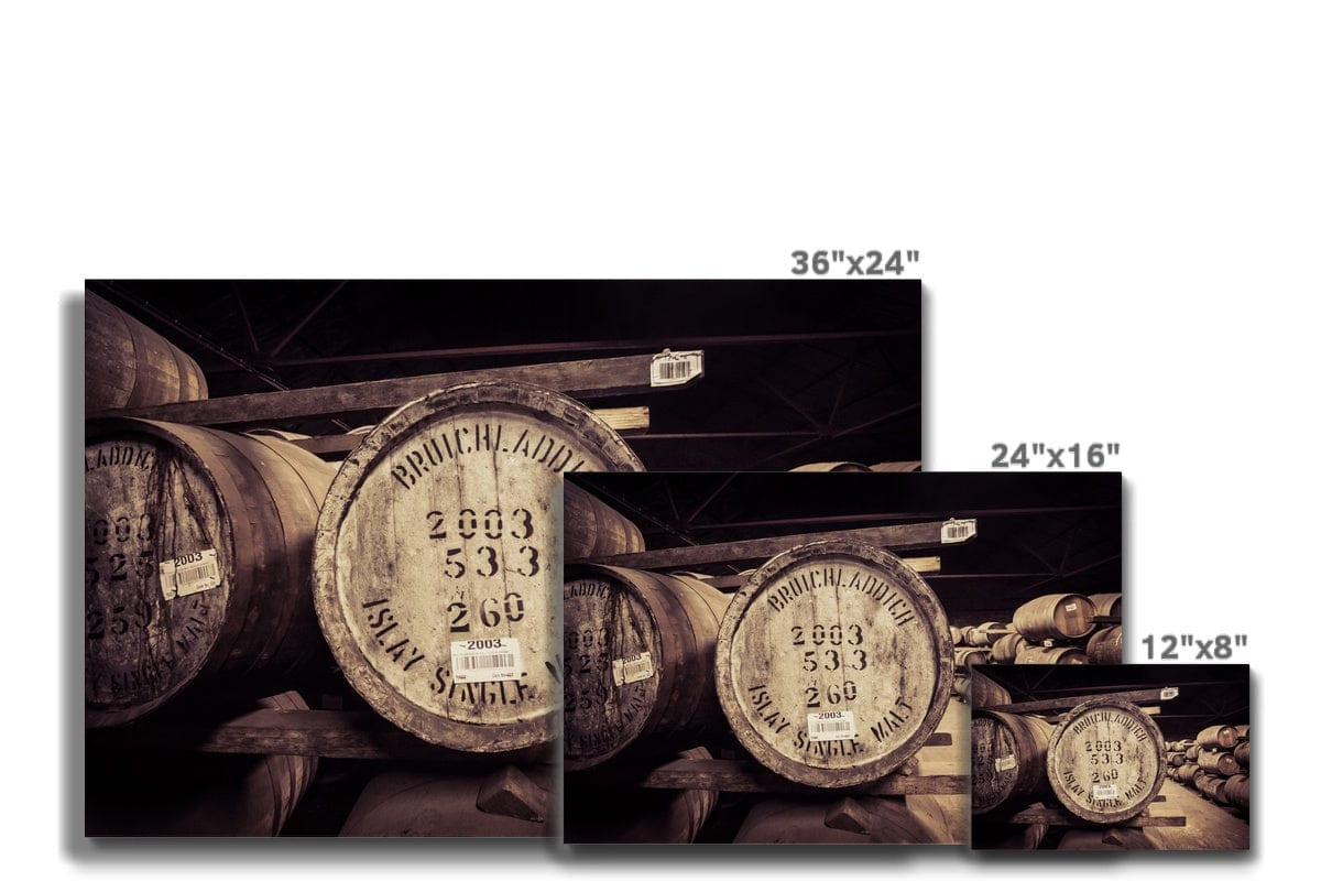 Bruichladdich 2003 Cask Soft Colour Canvas by Wandering Spirits Global