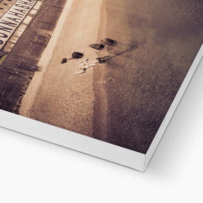 Bunnahabhain Distillery Warehouse Soft Colour Canvas by Wandering Spirits Global