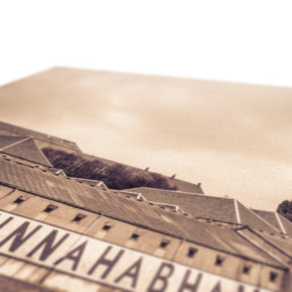 Bunnahabhain Distillery Warehouse Soft Colour Canvas by Wandering Spirits Global