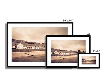 Bunnahabhain Distillery Warehouse Soft Colour Framed & Mounted Print by Wandering Spirits Global