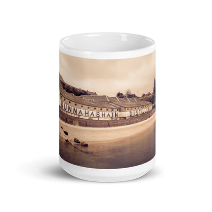Bunnahabhain Distillery Warehouse Soft Colour Mugs by Wandering Spirits Global