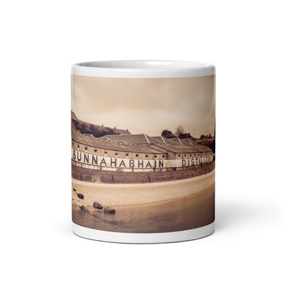 Bunnahabhain Distillery Warehouse Soft Colour Mugs by Wandering Spirits Global