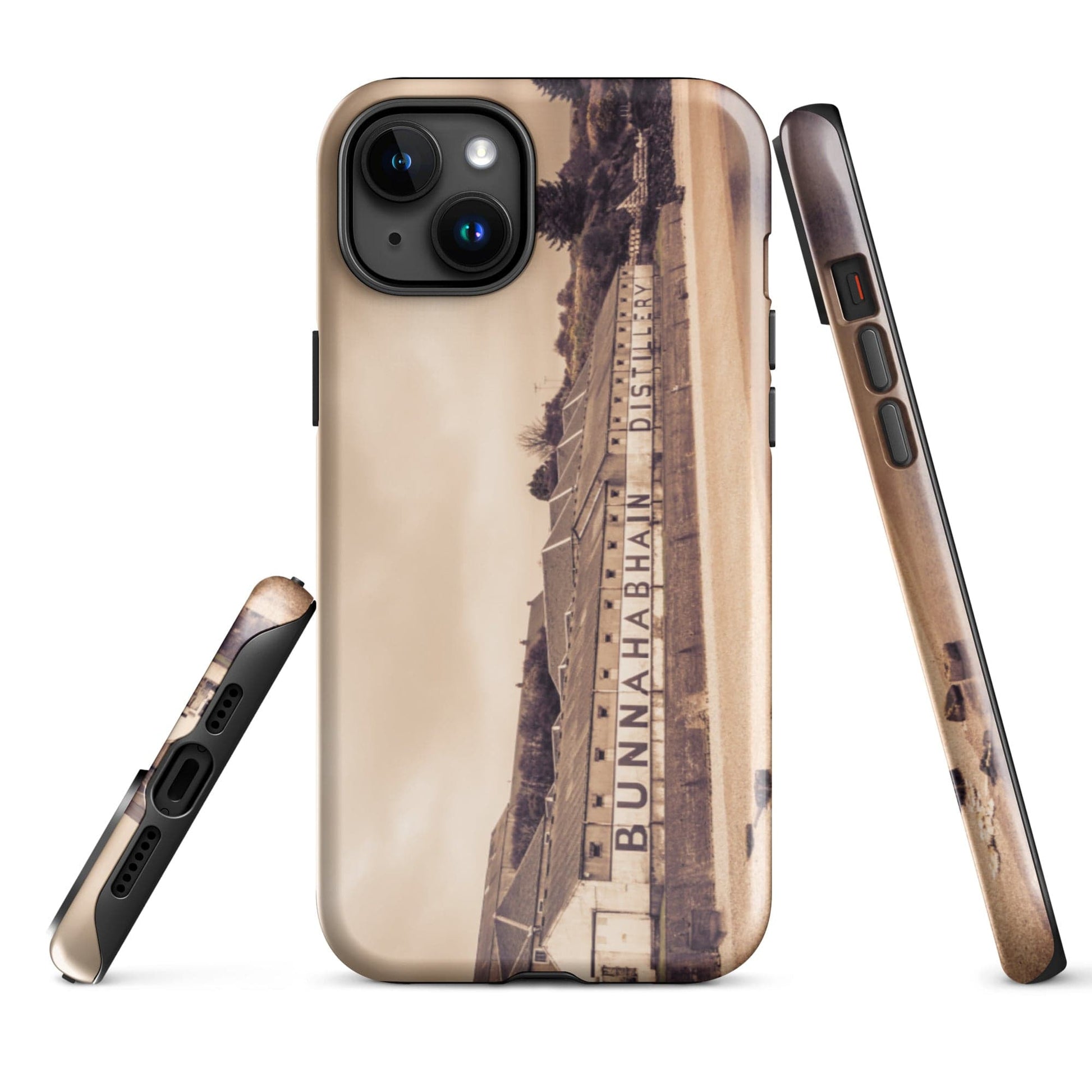 Bunnahabhain Distillery Warehouse Tough iPhone Case Glossy / iPhone 15 Plus by Wandering Spirits Global
