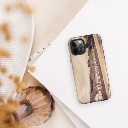 Bunnahabhain Distillery Warehouse Tough iPhone Case Matte / iPhone 12 Pro by Wandering Spirits Global