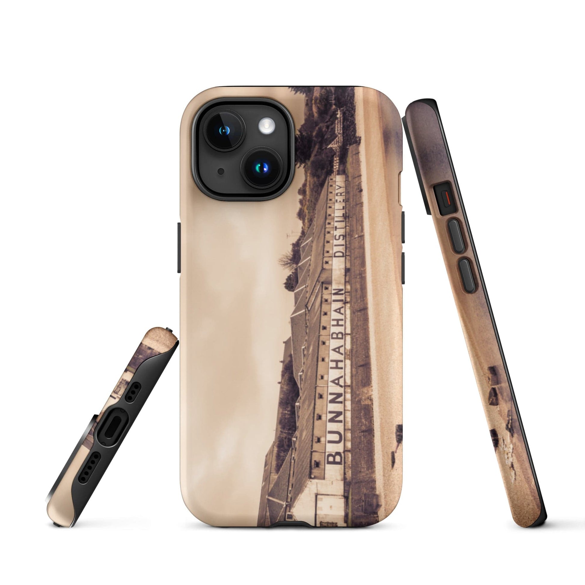 Bunnahabhain Distillery Warehouse Tough iPhone Case Matte / iPhone 15 by Wandering Spirits Global