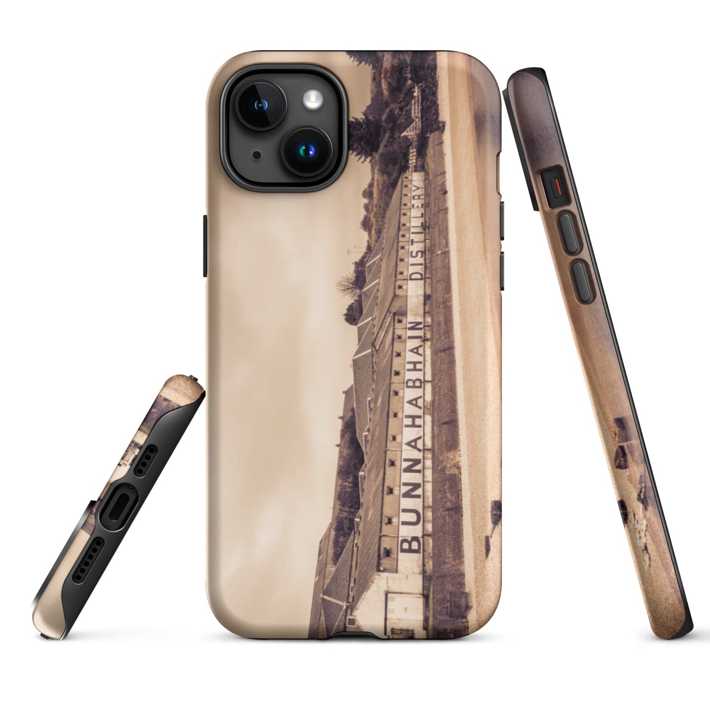 Bunnahabhain Distillery Warehouse Tough iPhone Case Matte / iPhone 15 Plus by Wandering Spirits Global