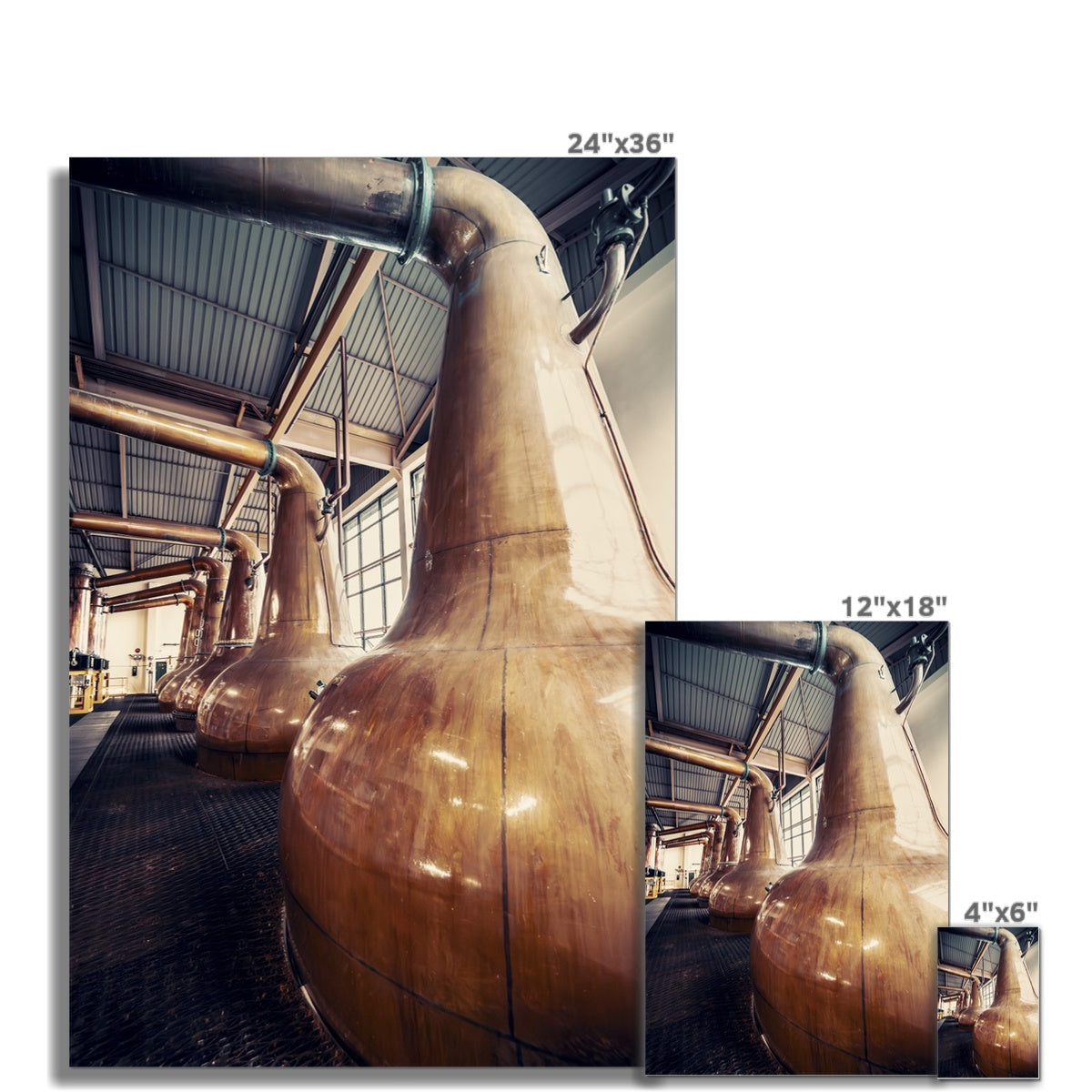 Caol Ila Copper Stills C-Type Print