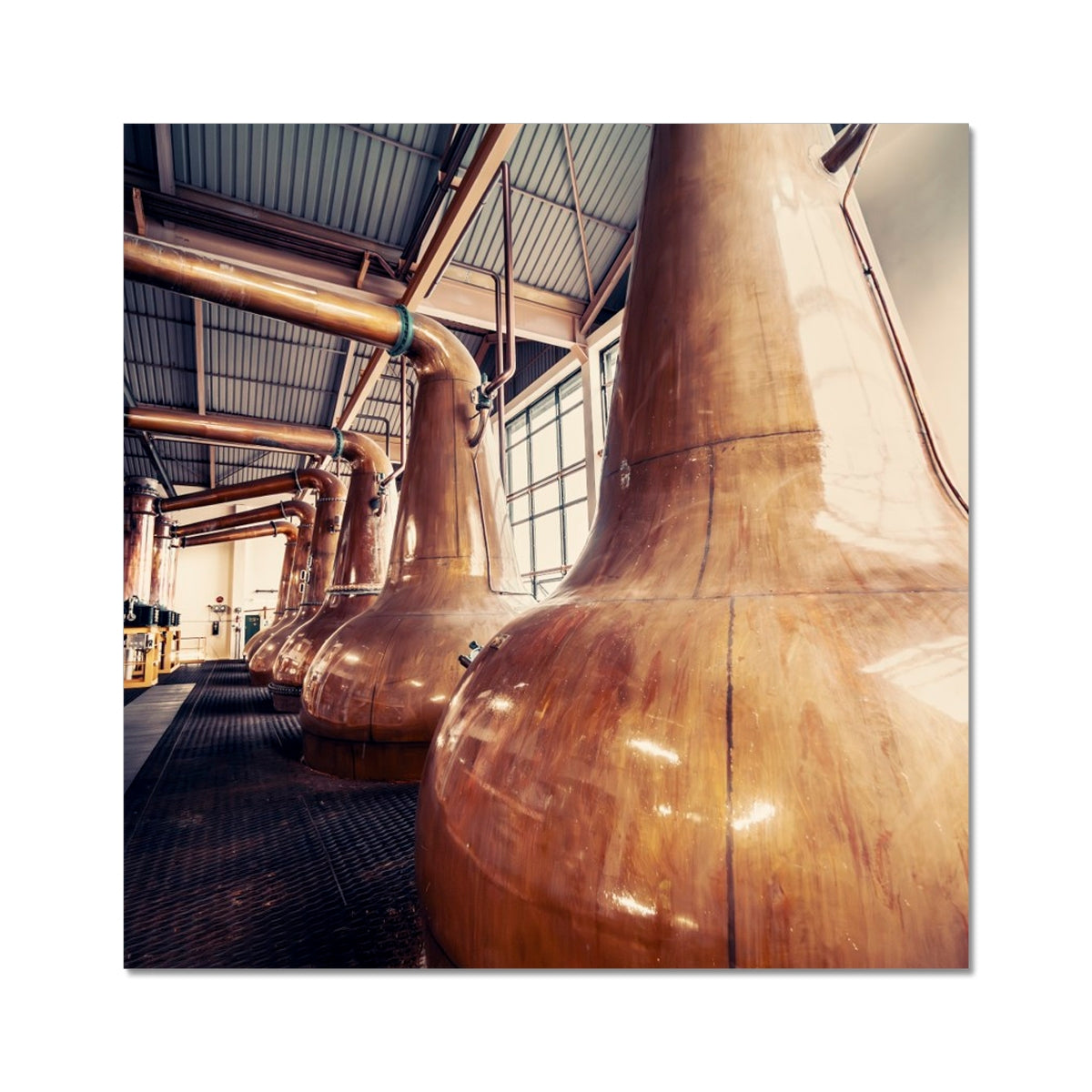 Caol Ila Copper Stills C-Type Print 12"x12"