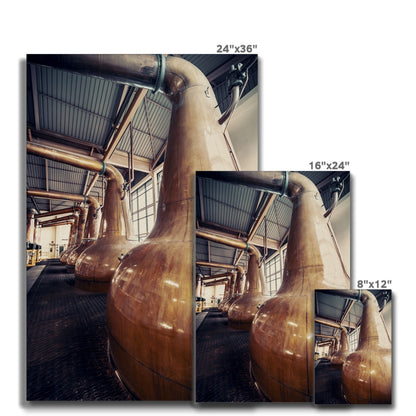 Caol Ila Copper Stills Canvas