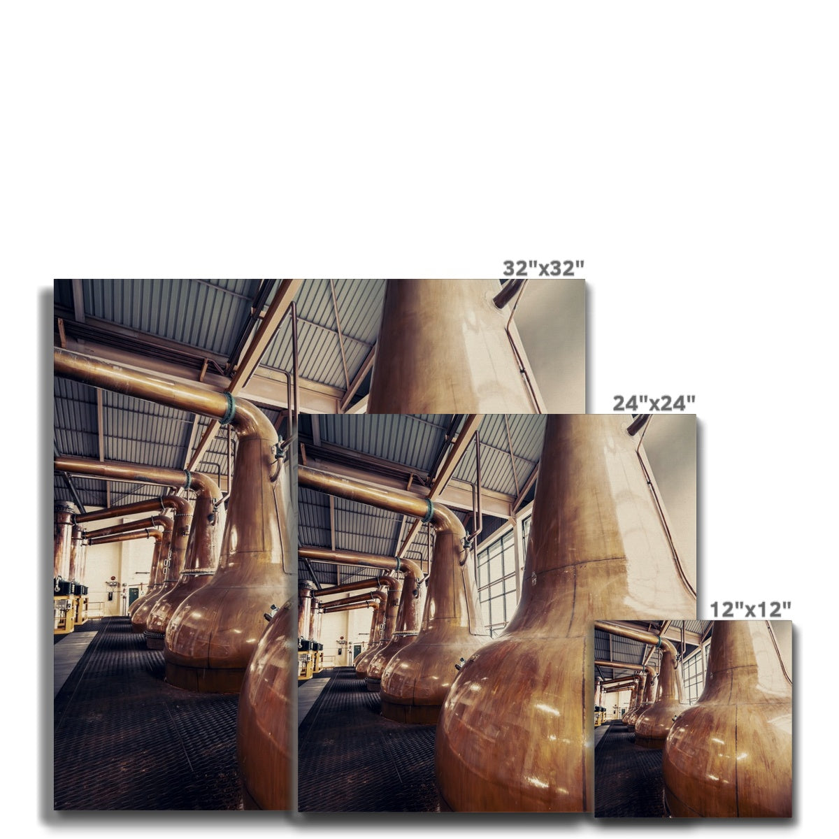 Caol Ila Copper Stills Canvas