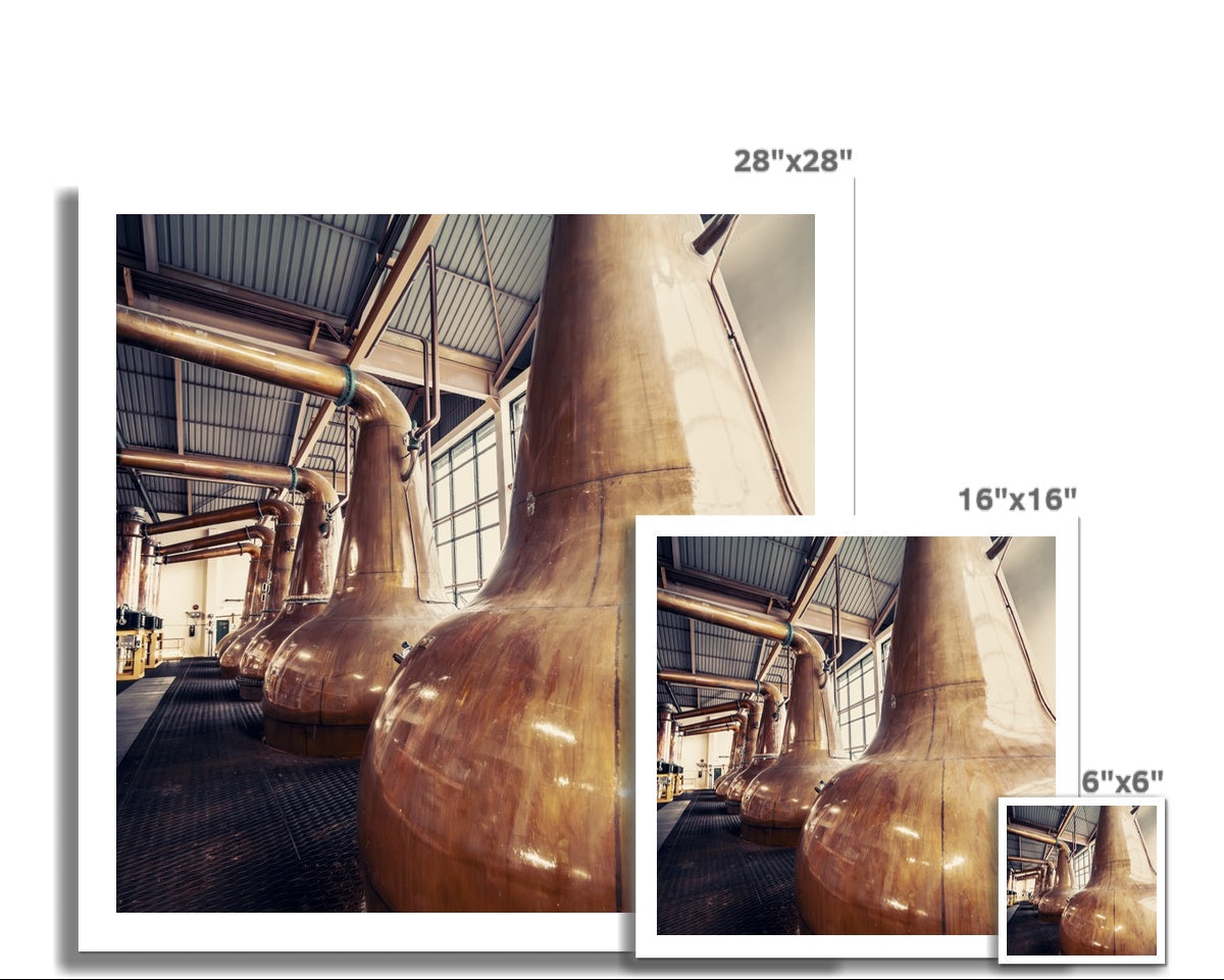 Caol Ila Copper Stills Hahnemühle Photo Rag Print