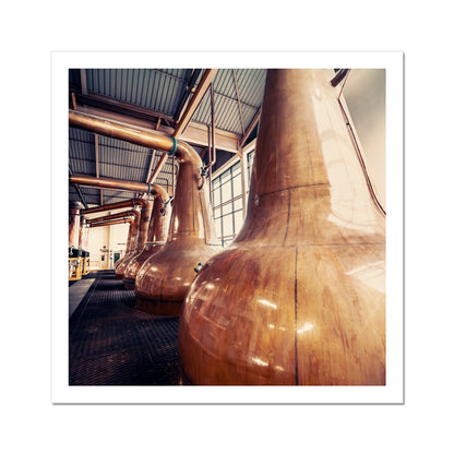 Caol Ila Copper Stills Hahnemühle Photo Rag Print 16"x16"