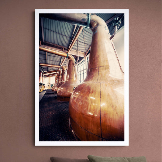 Caol Ila Copper Stills Hahnemühle Photo Rag Print 24"x36"