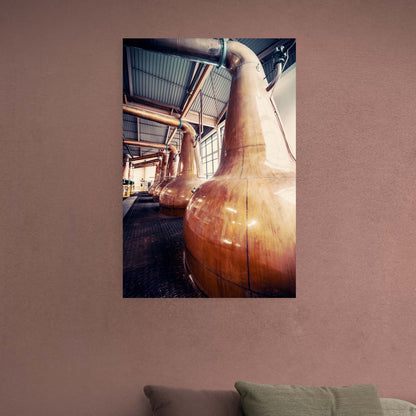 Caol Ila Copper Stills Photographic Print 20"x30"