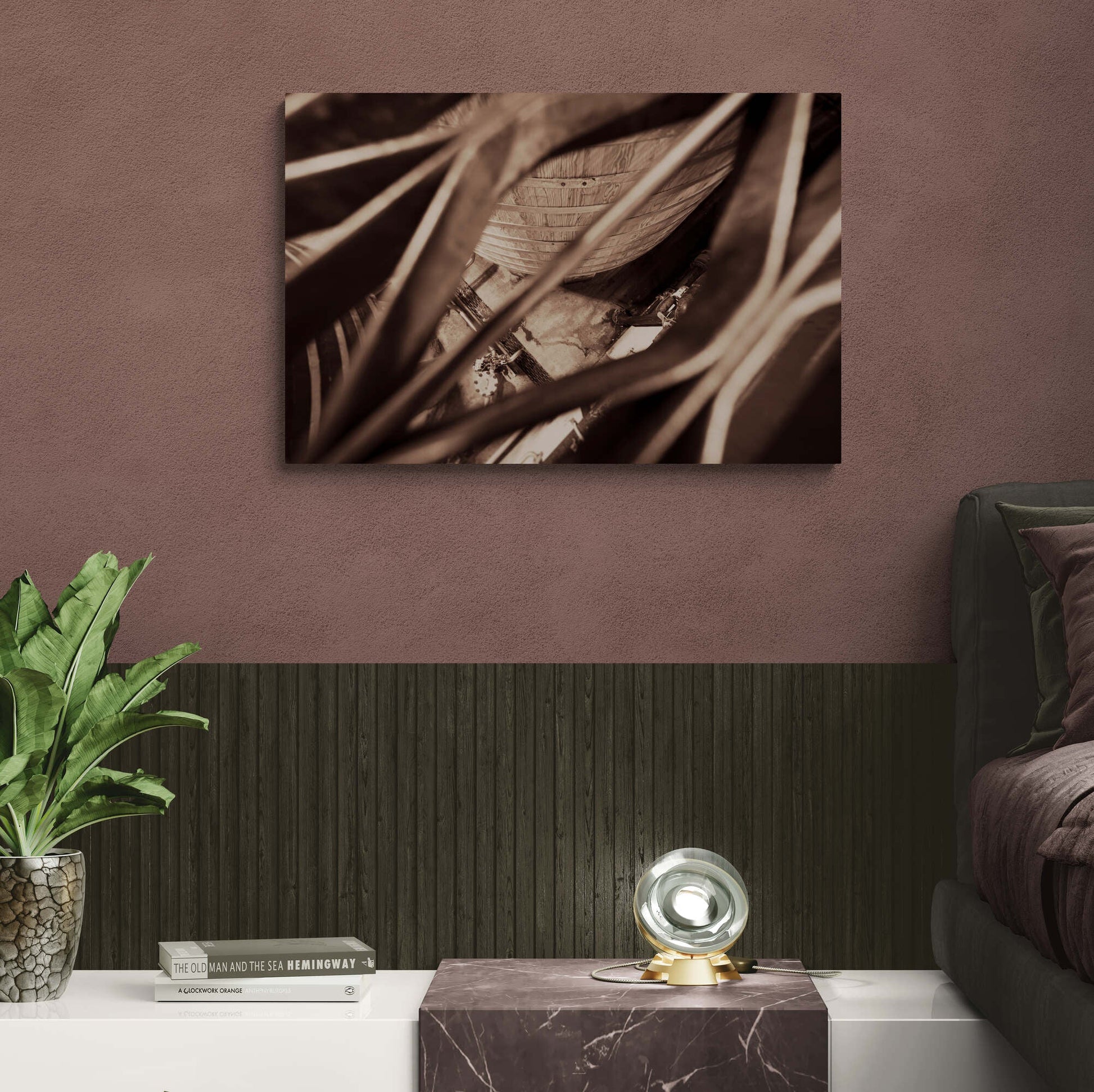 Caol Ila Washback Canvas 36"x24" / White Wrap