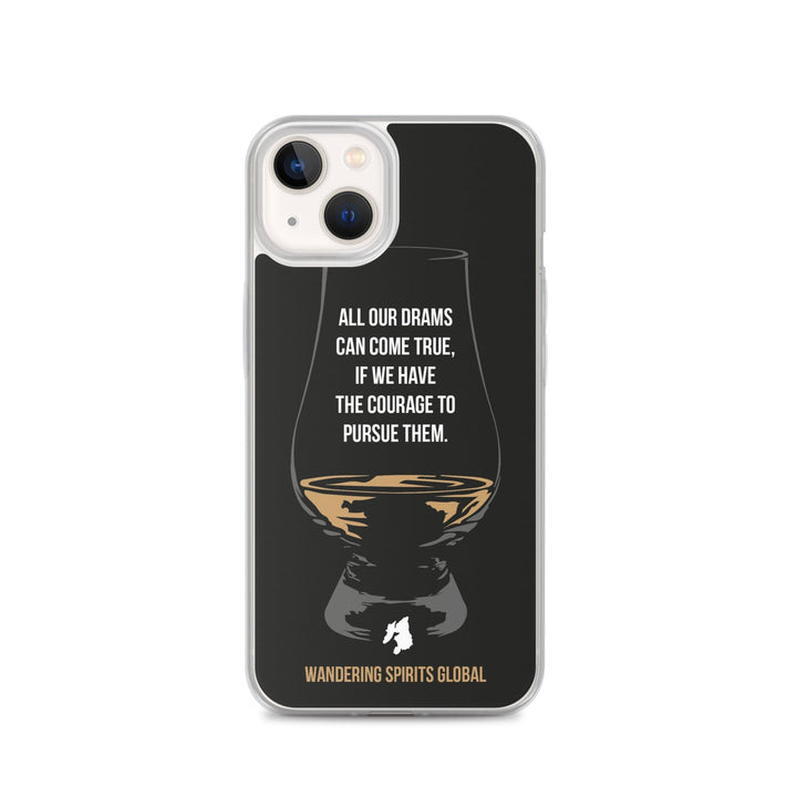 All Our Drams Can Come True iPhone Flexi Case iPhone 13 / Black by Wandering Spirits Global