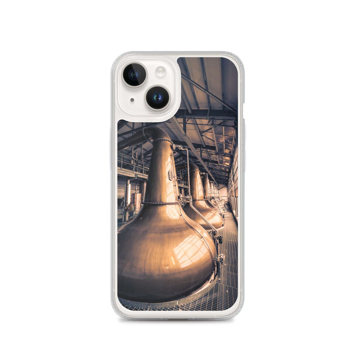 Glen Ord Distillery Stills Clear Case for iPhone® iPhone 14 by Wandering Spirits Global