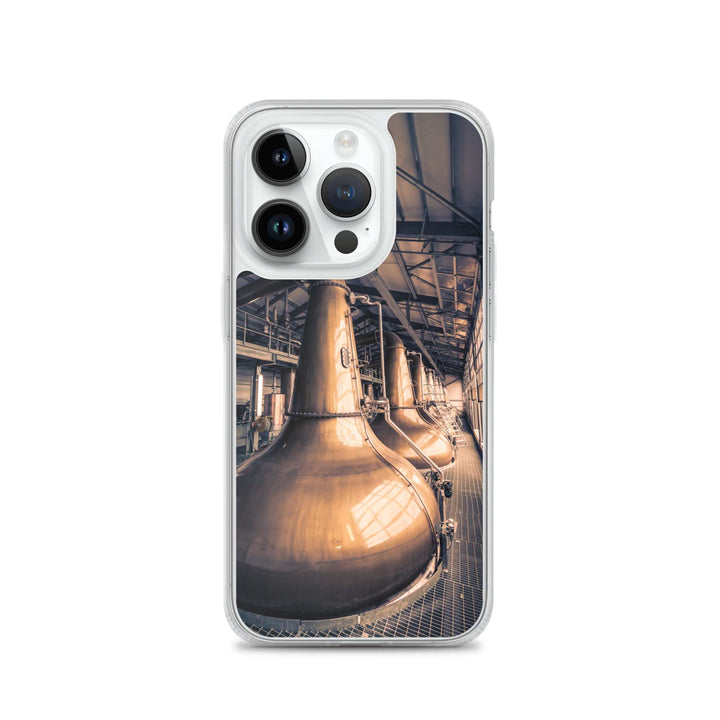 Glen Ord Distillery Stills Clear Case for iPhone® iPhone 14 Pro by Wandering Spirits Global