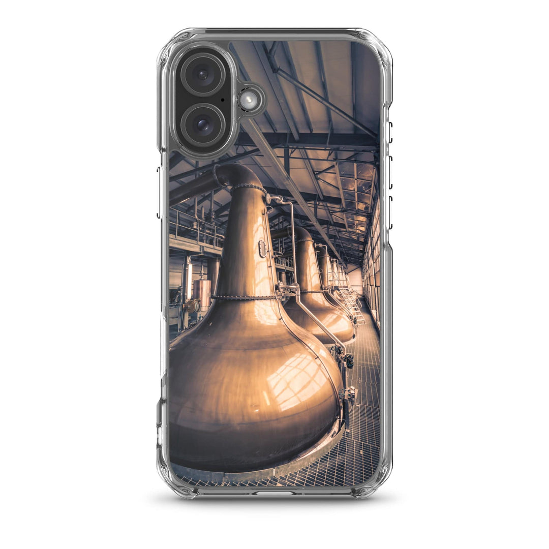 Glen Ord Distillery Stills Clear Case for iPhone® iPhone 16 Plus by Wandering Spirits Global