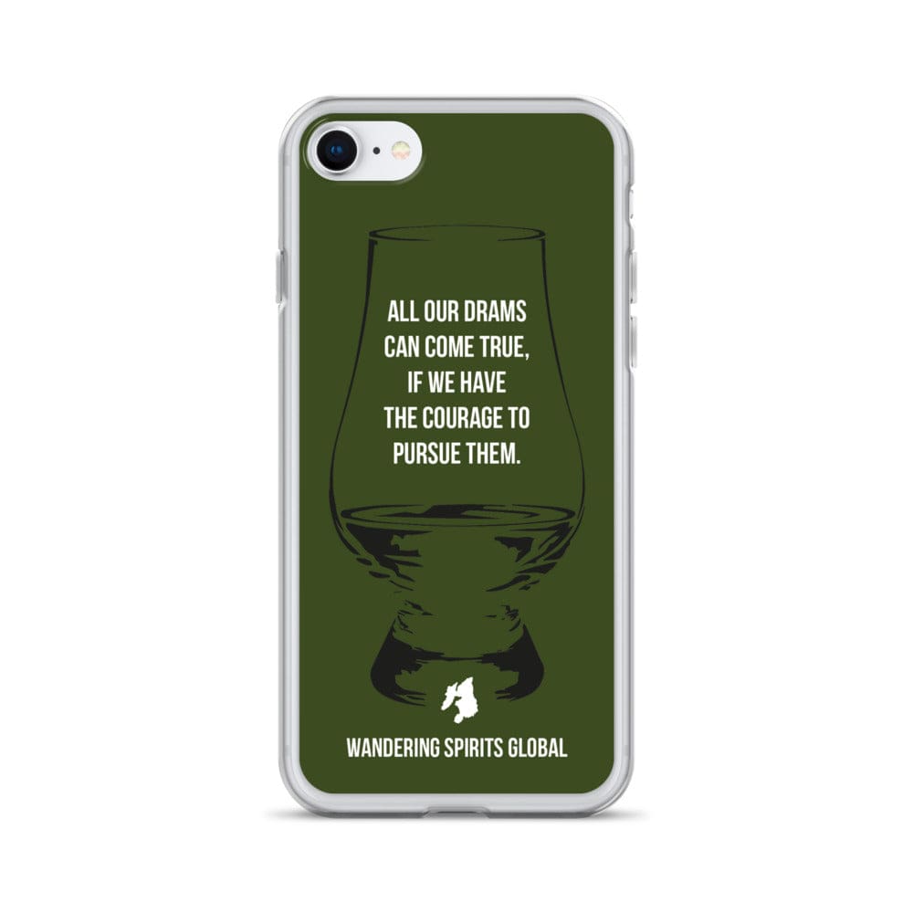 All Our Drams Can Come True iPhone Flexi Case iPhone SE / Green by Wandering Spirits Global