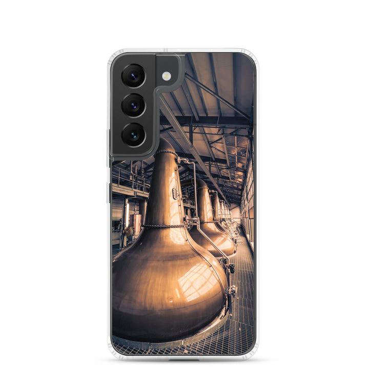 Glen Ord Distillery Stills Clear Case for Samsung® Samsung Galaxy S22 by Wandering Spirits Global