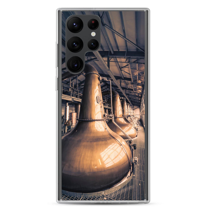 Glen Ord Distillery Stills Clear Case for Samsung® Samsung Galaxy S22 Ultra by Wandering Spirits Global