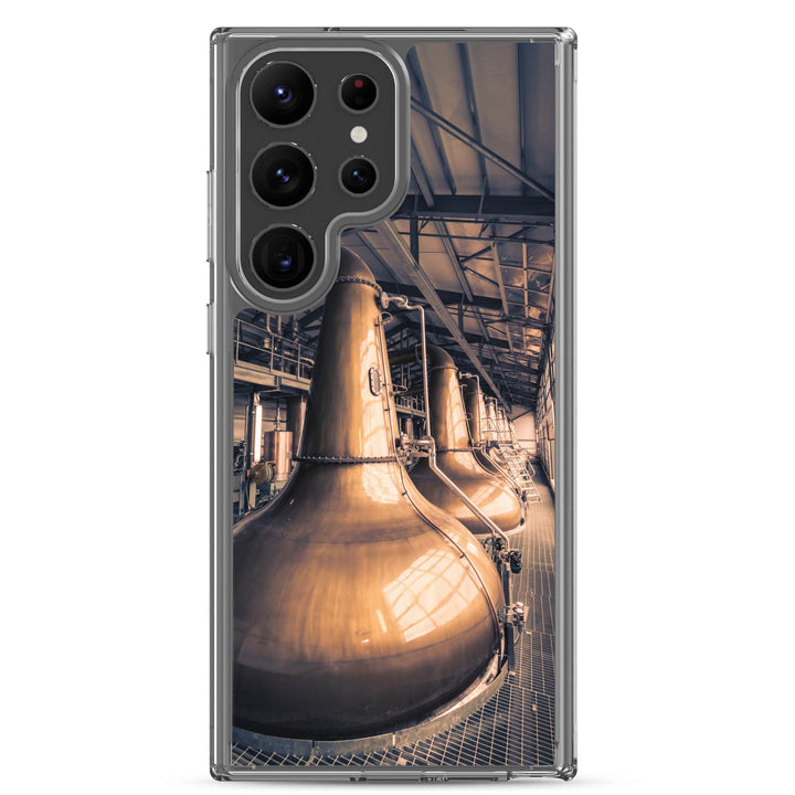 Glen Ord Distillery Stills Clear Case for Samsung® Samsung Galaxy S23 Ultra by Wandering Spirits Global