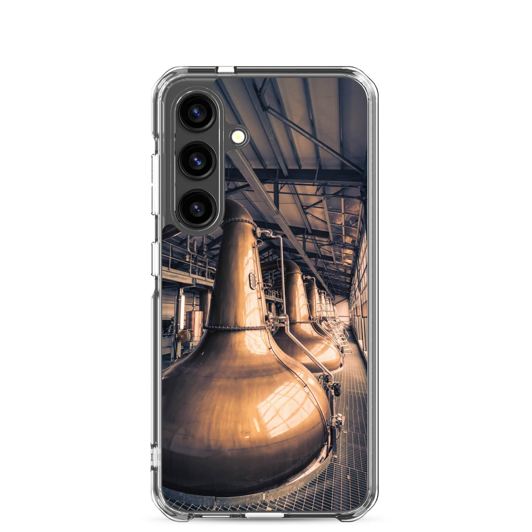 Glen Ord Distillery Stills Clear Case for Samsung® Samsung Galaxy S24 by Wandering Spirits Global