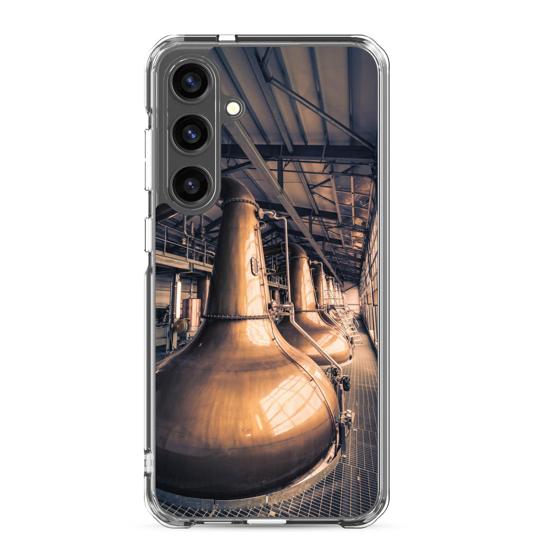 Glen Ord Distillery Stills Clear Case for Samsung® Samsung Galaxy S24 Plus by Wandering Spirits Global