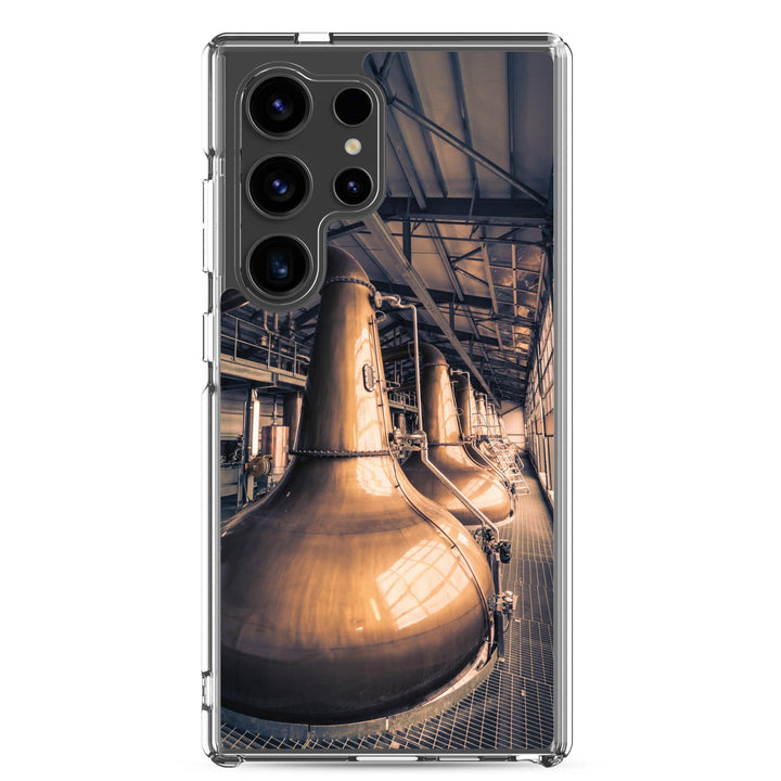 Glen Ord Distillery Stills Clear Case for Samsung® Samsung Galaxy S24 Ultra by Wandering Spirits Global