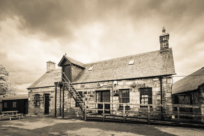 Clynelish Brora Old Distillery Office Hahnemühle Photo Rag Print