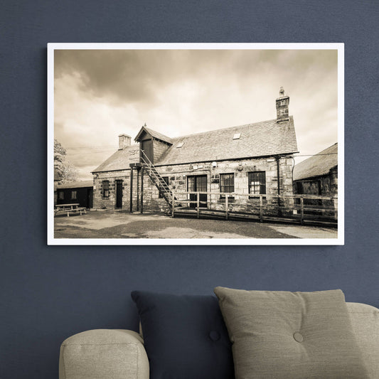 Clynelish Brora Old Distillery Office Hahnemühle Photo Rag Print A1 Landscape