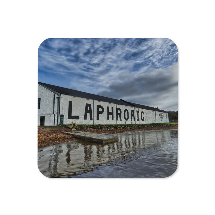 Laphroaig Distillery Warehouse Full Colour Drink Coaster by Wandering Spirits Global