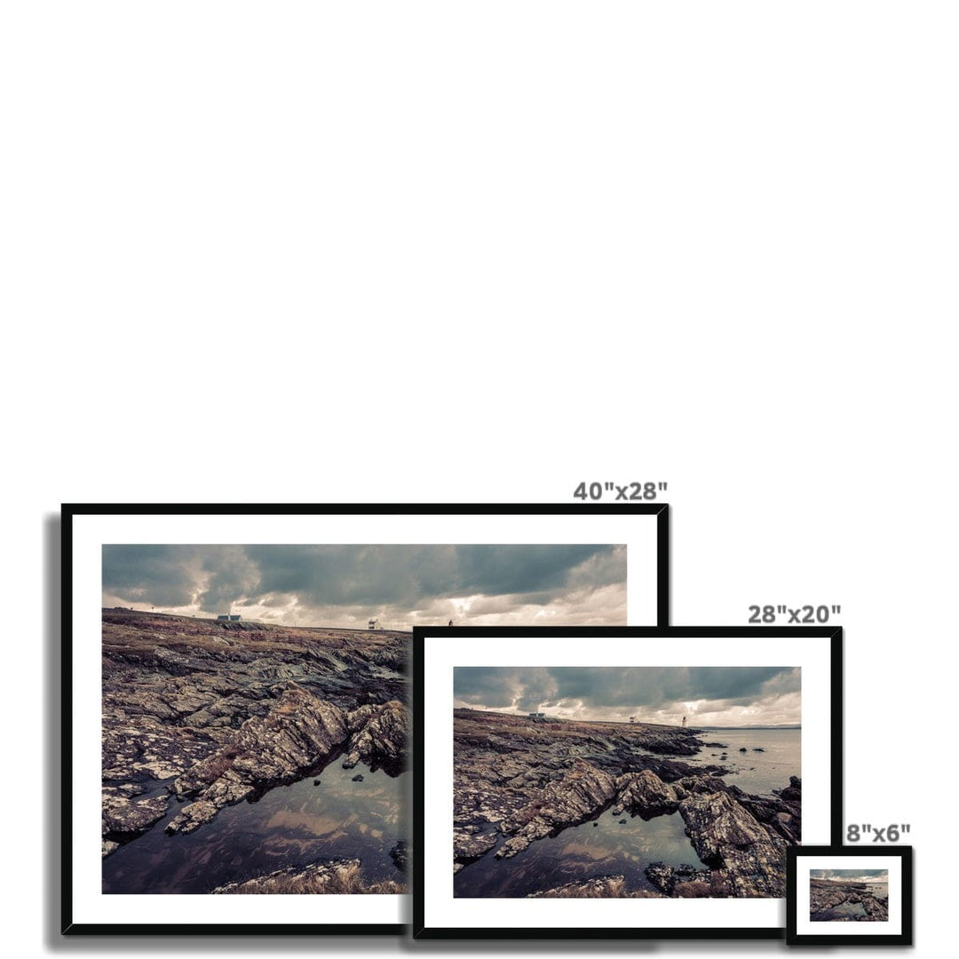 Loch Indaal Islay Winter Framed & Mounted Print by Wandering Spirits Global