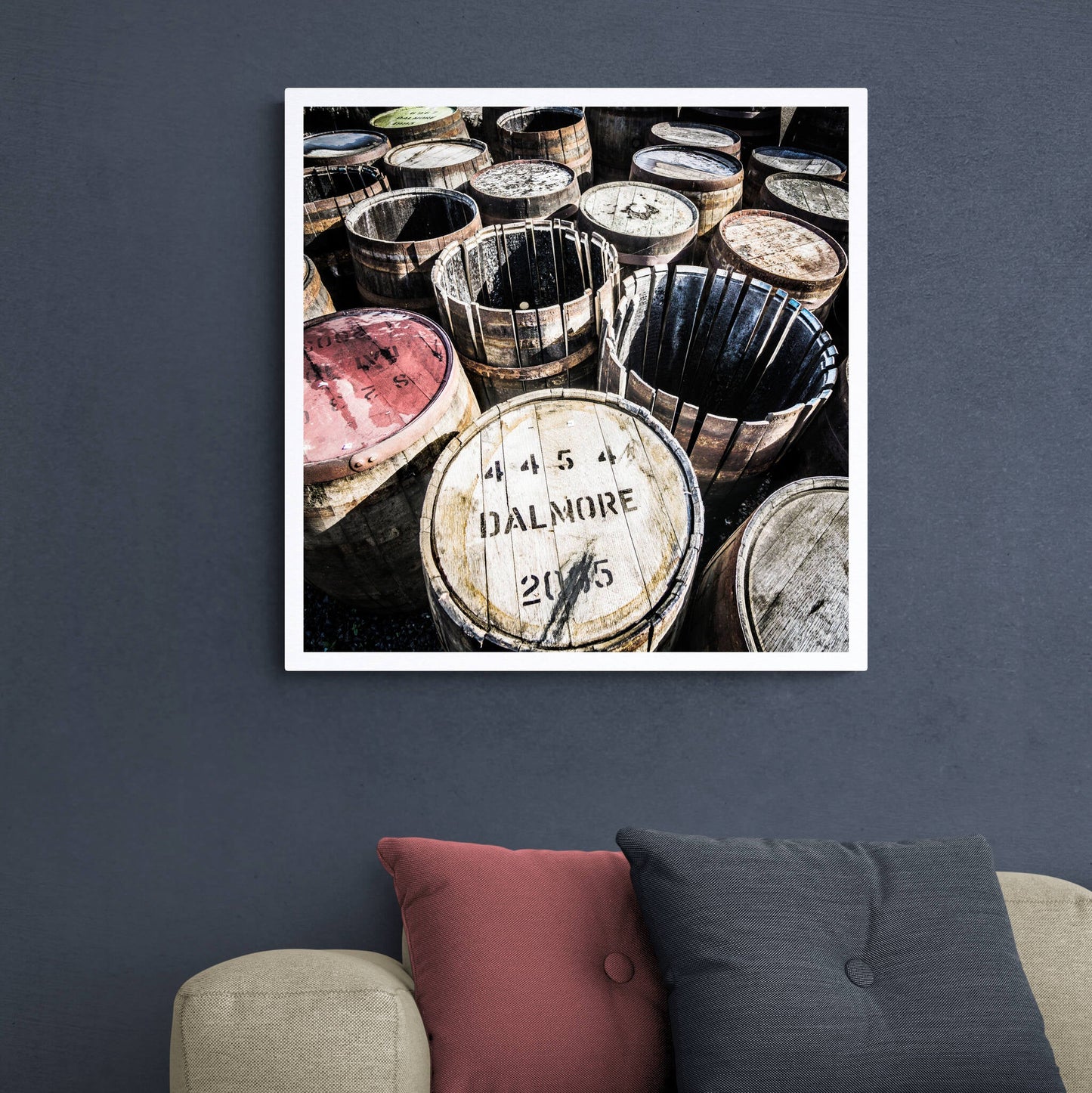 Dalmore Distillery Casks Hahnemühle Photo Rag Print 24"x24"