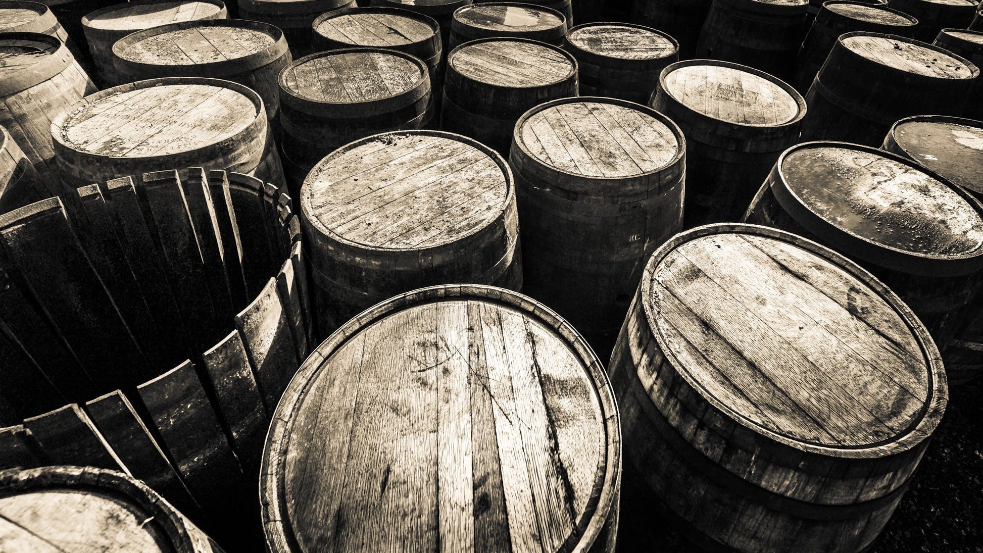 Dalmore Distillery Empty Casks  Hahnemühle Photo Rag Print
