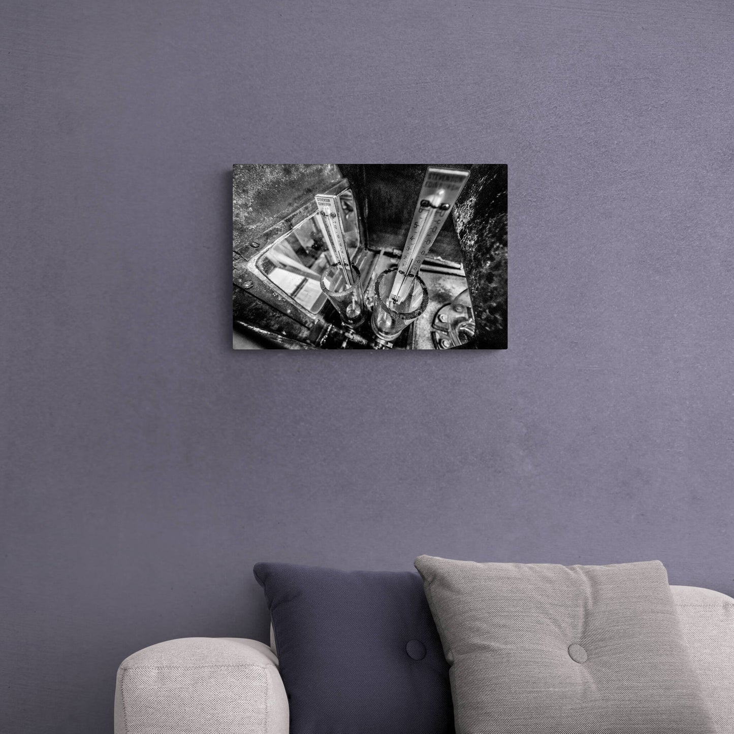 Distilling Thermometers Laphroaig Black and White C-Type Print 18"x12"