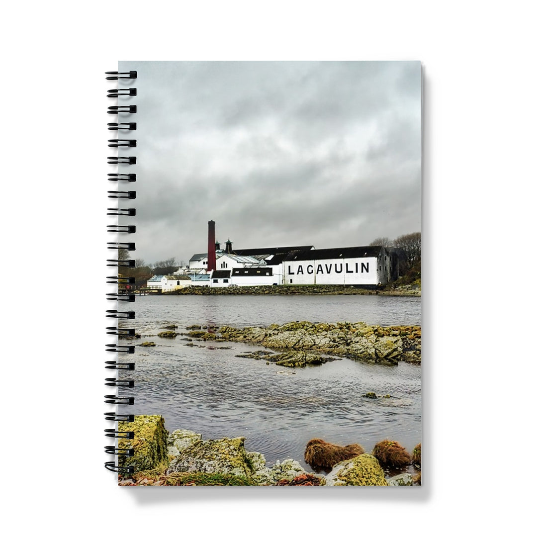 Lagavulin Distillery Soft Colour Notebook A5 / Graph by Wandering Spirits Global