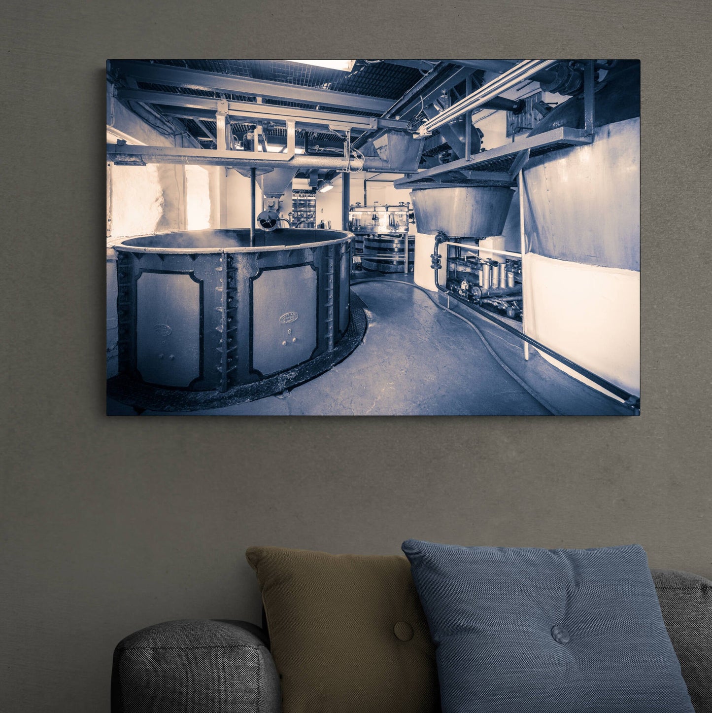 Edradour Distillery Mash Tun Stills Purple Toned C-Type Print