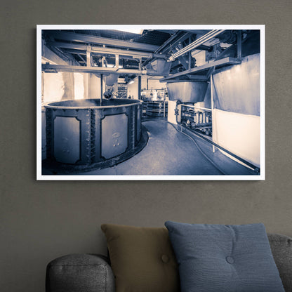 Edradour Distillery Mash Tun Stills Purple Toned Hahnemühle Photo Rag Print