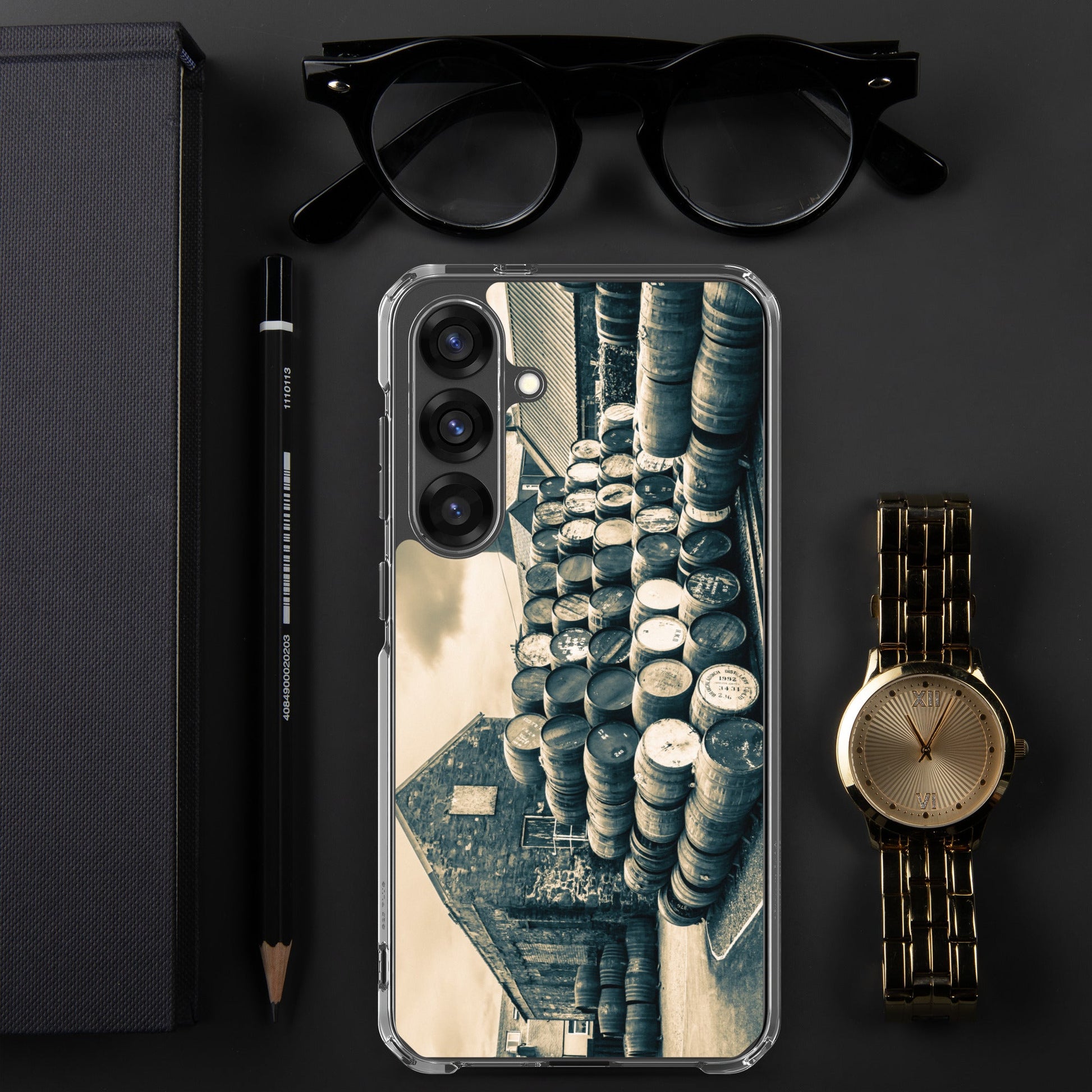 Empty Casks Glengyle Golden Toned Samsung Clear Case