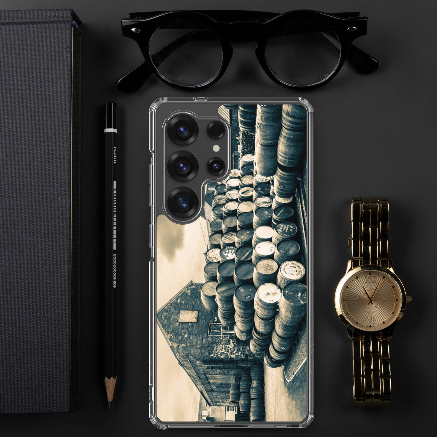 Empty Casks Glengyle Golden Toned Samsung Clear Case