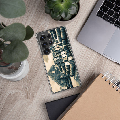 Empty Casks Glengyle Golden Toned Samsung Clear Case Samsung Galaxy S25 Ultra