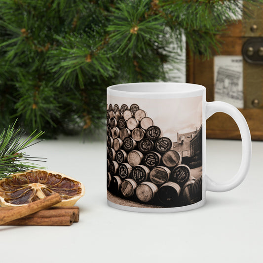 Empty Glengyle Casks Sepia Toned Mugs