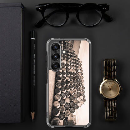 Empty Glengyle Casks Sepia Toned Samsung Clear Case