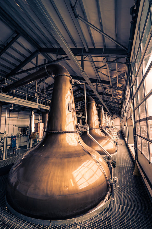 Glen Ord Distillery Stills Hahnemühle Photo Rag Print by Wandering Spirits Global
