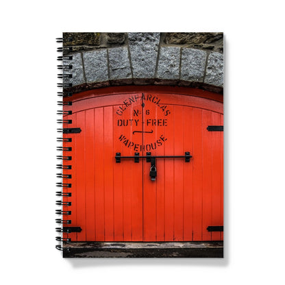 Glenfarclas Distillery Duty Free Warehouse 6 Notebook A5 / Graph by Wandering Spirits Global