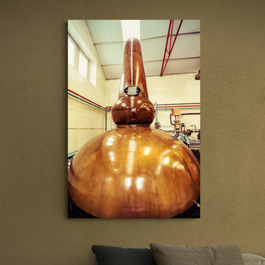 Glenfarclas Distillery Spirit Still No.2  Canvas 24"x36" / White Wrap