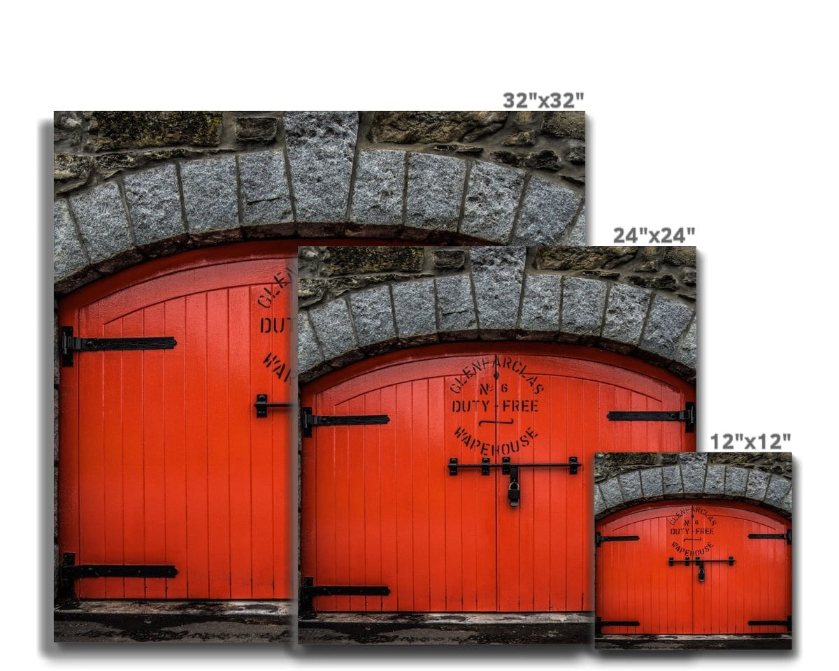 Glenfarclas Distillery Duty Free Warehouse 6 Canvas by Wandering Spirits Global