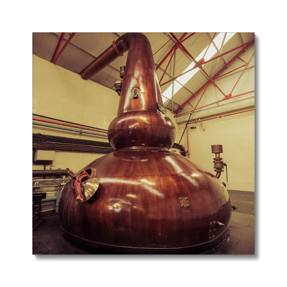 Glenfarclas Distillery Wash Still No1  Canvas